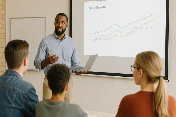 تدريب الأطفال على الإلقاء العرض التقديمي المدرسي باللغتين